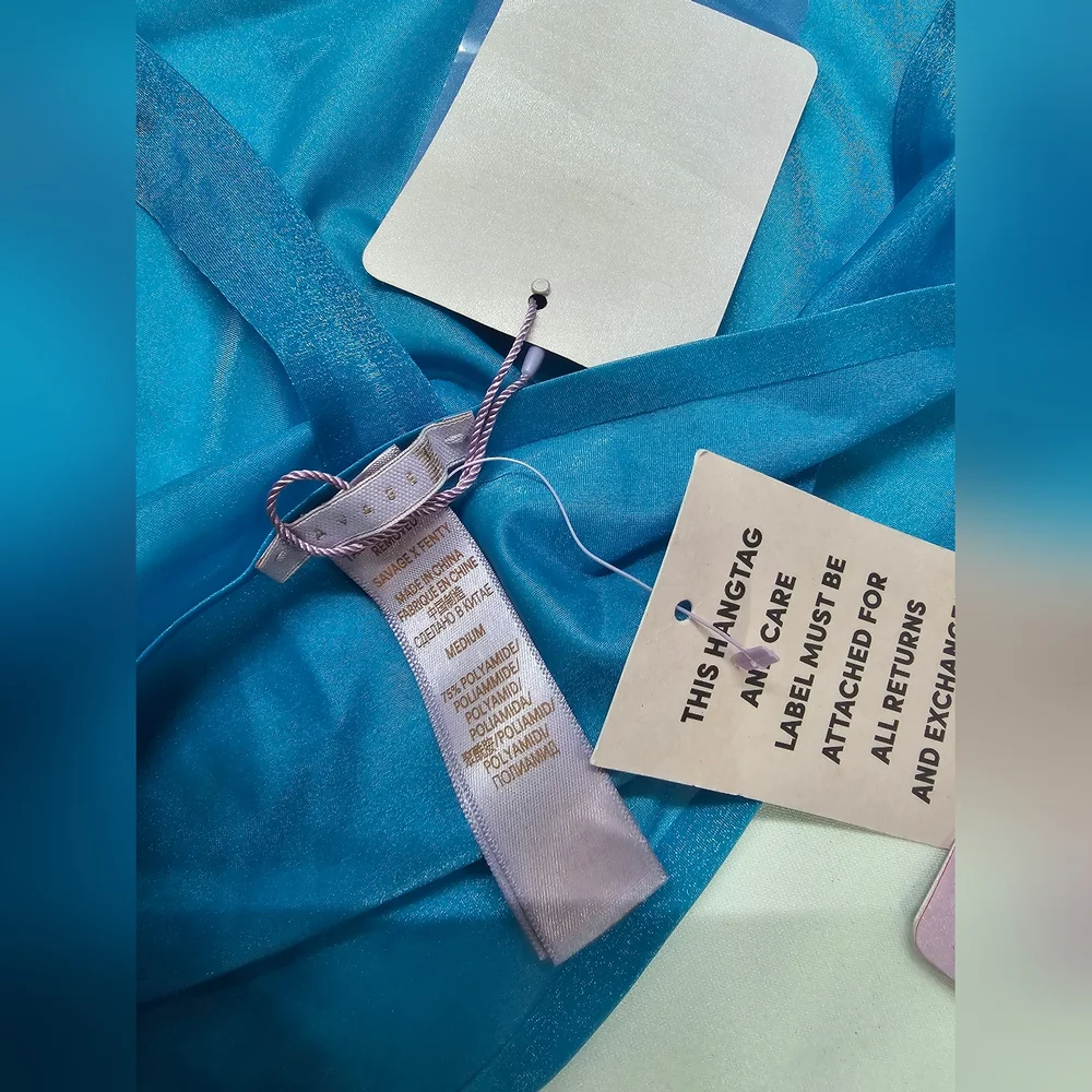 NWT Savage X Fenty Set Blue - Picture 7 of 9